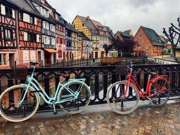 Fahrradfahren in Colmar