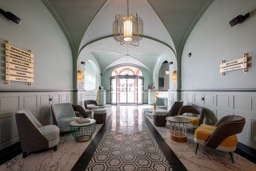 Lobby of the Grand Hôtel Bristol in Colmar